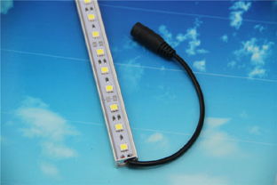 5050一米60灯带铝槽led硬灯条价格 厂家 图片